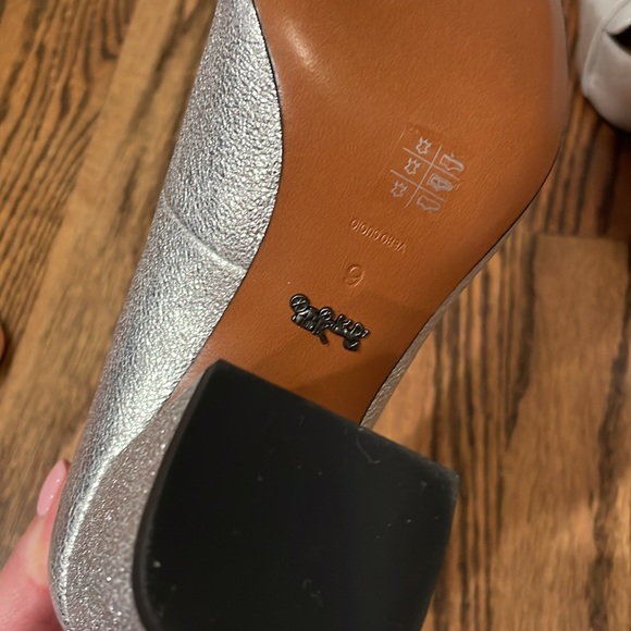 COACH silver heels NWT Jade Pump - Picture 5 of 5
